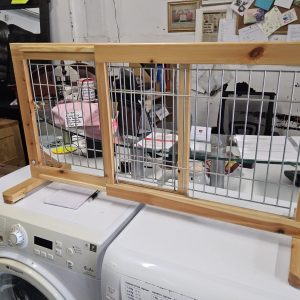 Small dog door gate