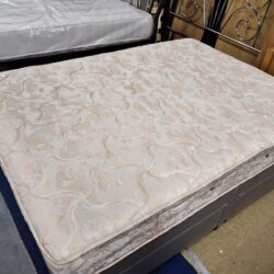 Double bed with mattress