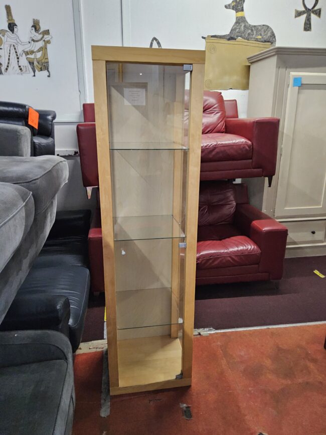 Glass display unit