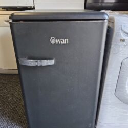 swan black fridge