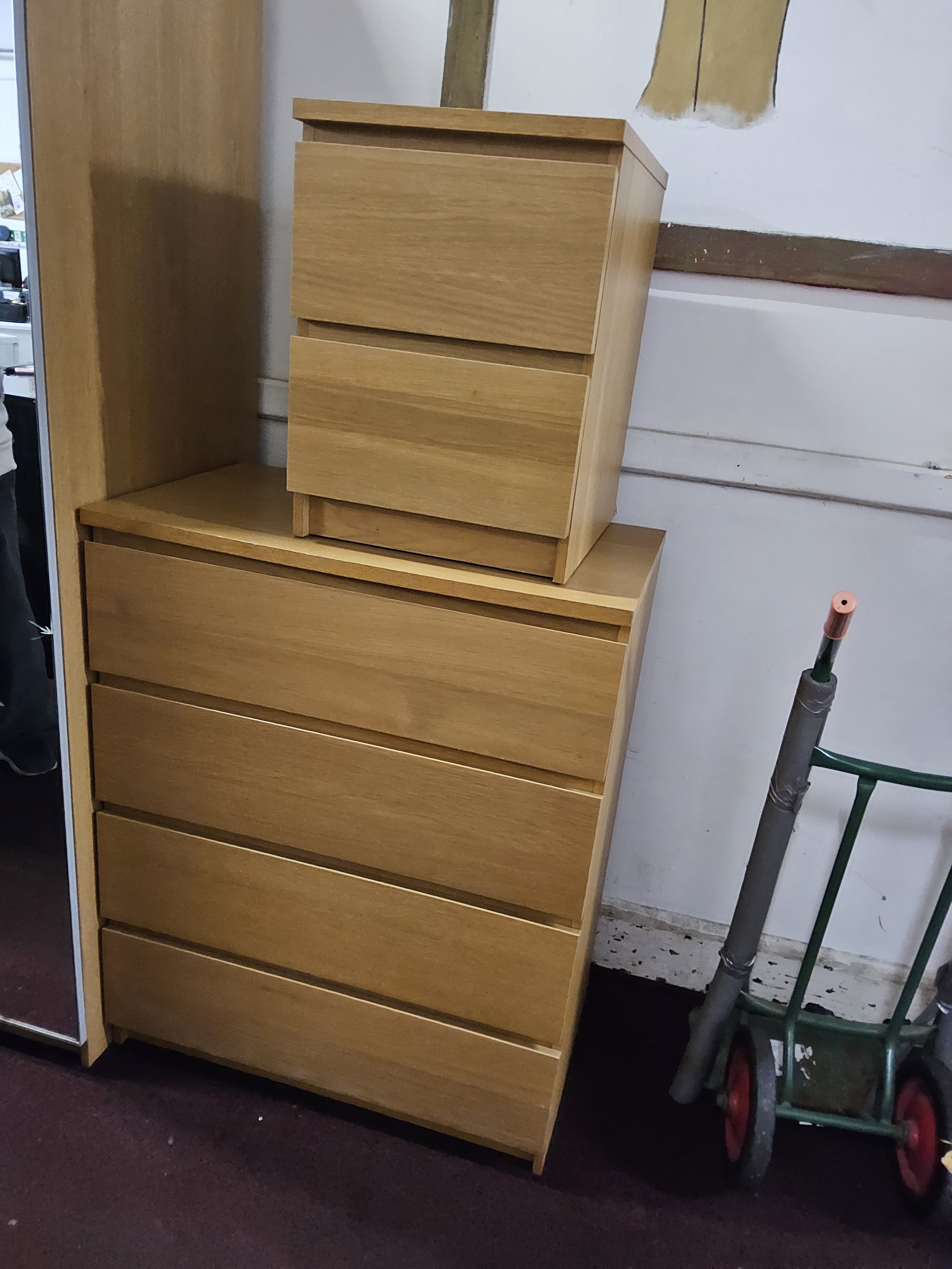 Chest and bedside set