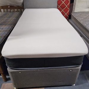 Single bed and headboard