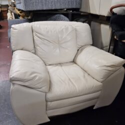 Sofa Suite Cream Leather (1026123)